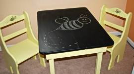 chalkboard table